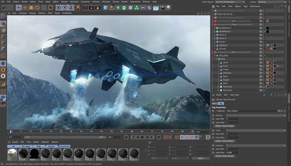 Cinema 4D screenshot 2