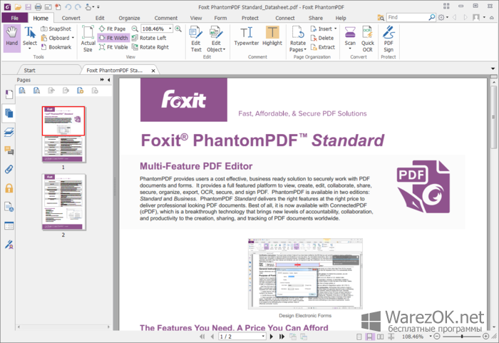 Foxit PDF screenshot 1