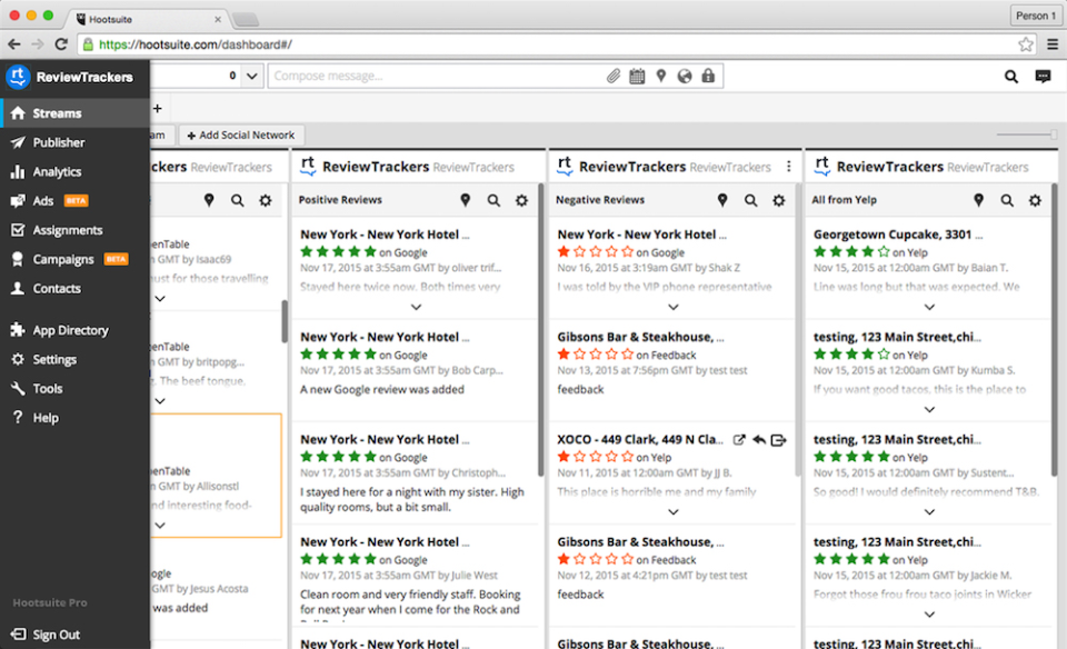 Hootsuite screenshot 2