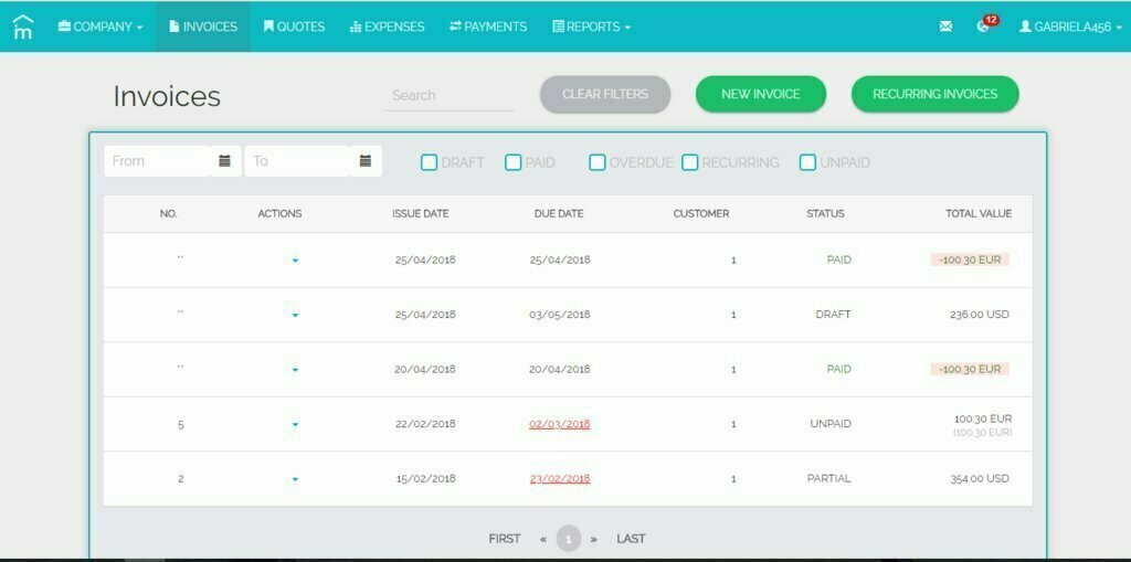 Invoice Meister screenshot 1