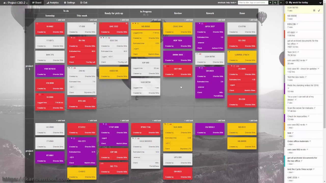 Kanban Tool screenshot 1