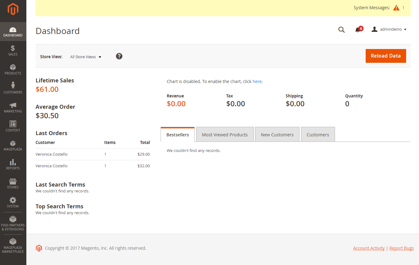 Magento screenshot 3