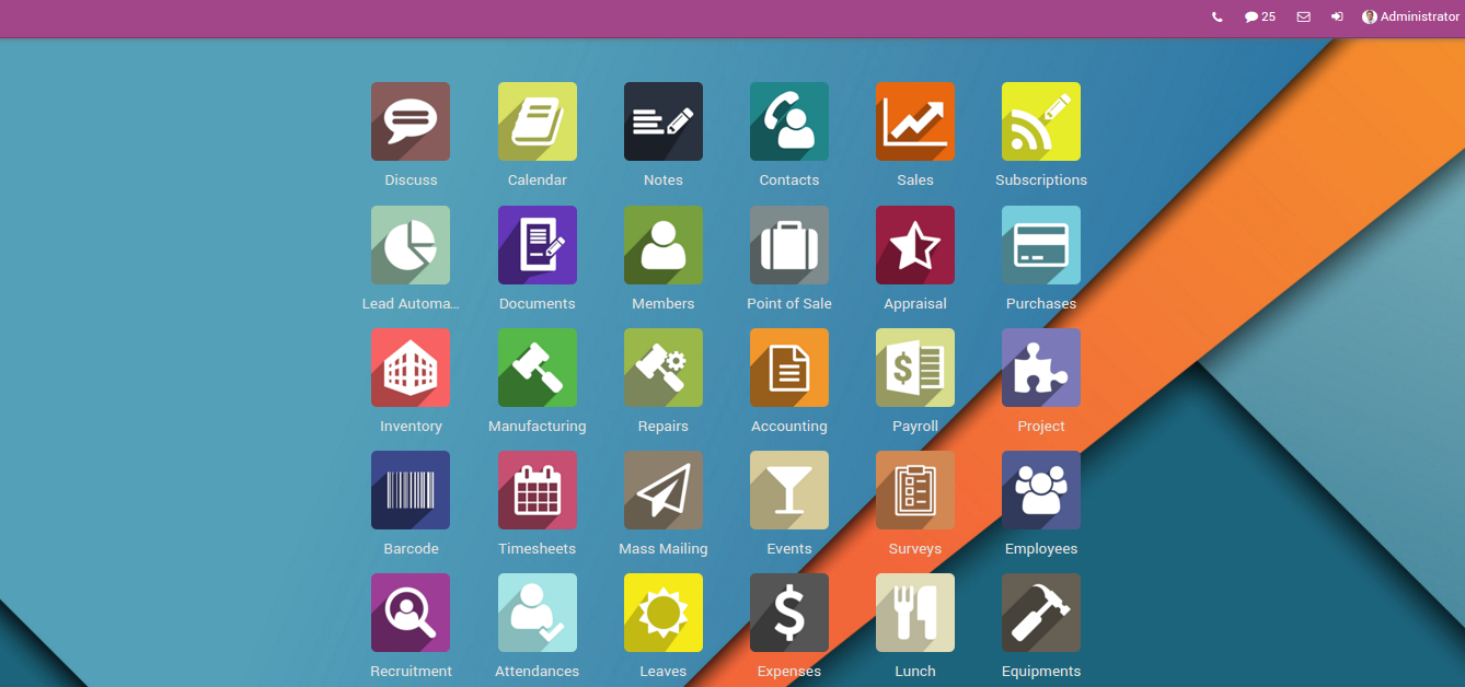 Odoo screenshot 2