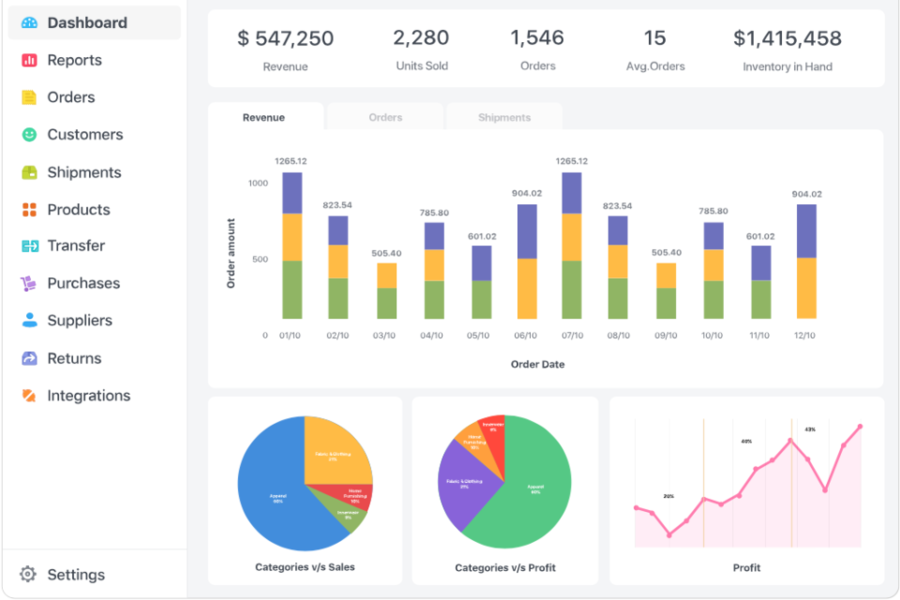 Orderhive screenshot 2