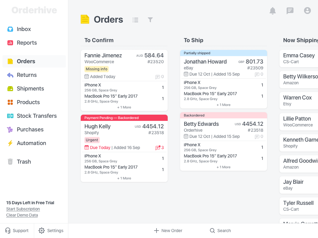 Orderhive screenshot 3