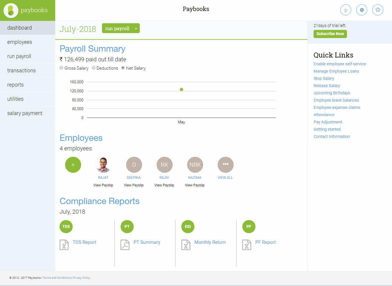 Paybooks screenshot 1