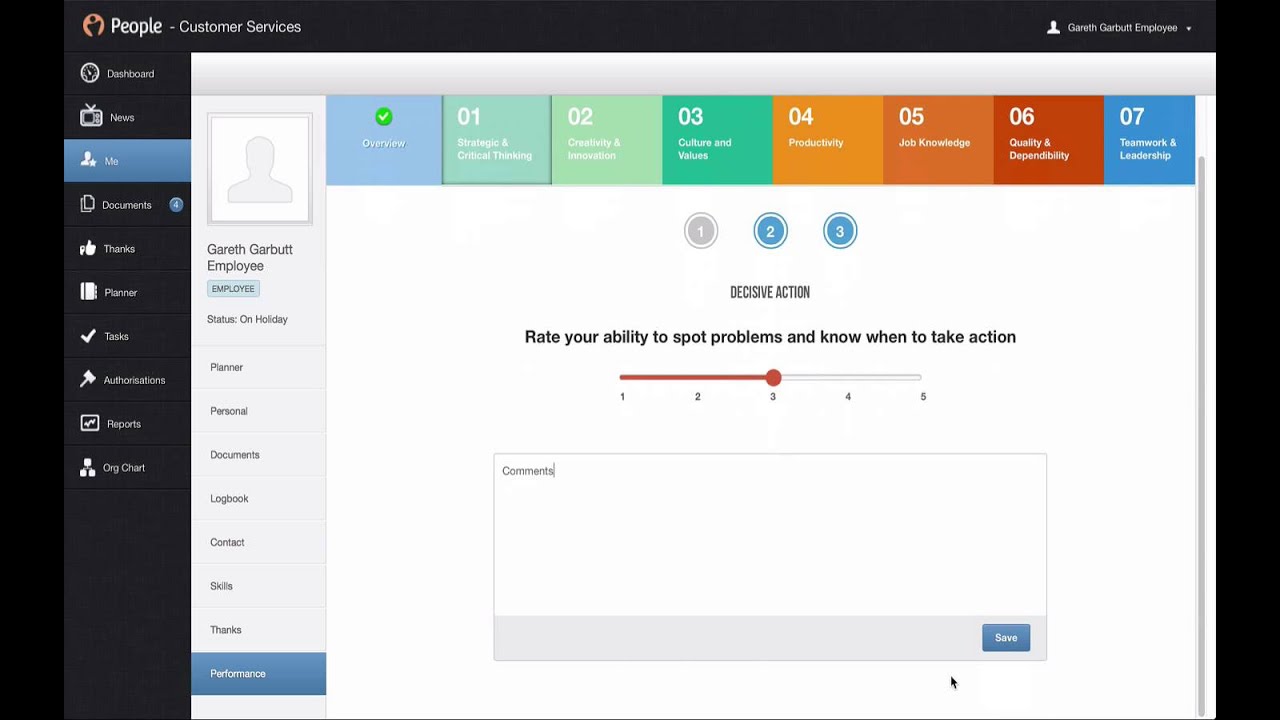 PeopleHR screenshot 2