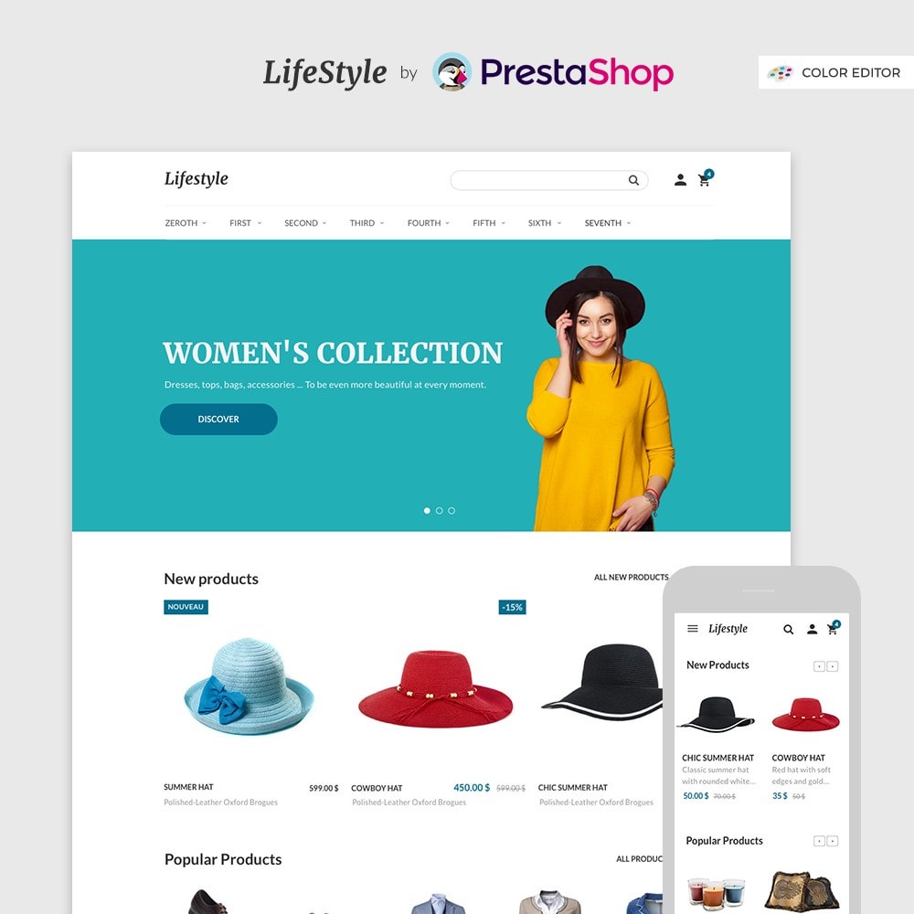 PrestaShop screenshot 2