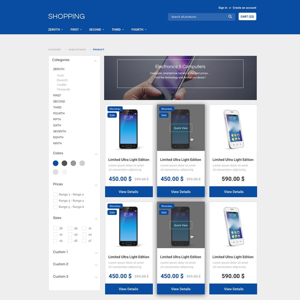 PrestaShop screenshot 4