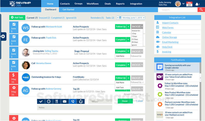 Revamp CRM screenshot 1