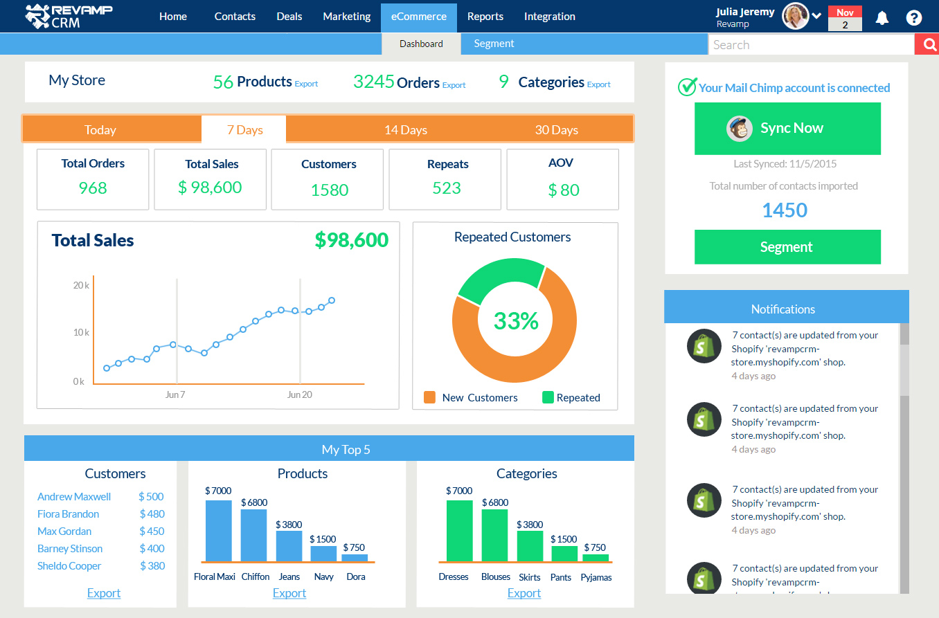 Revamp CRM screenshot 3