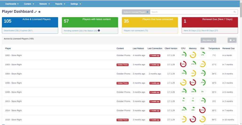 Signagelive screenshot 1