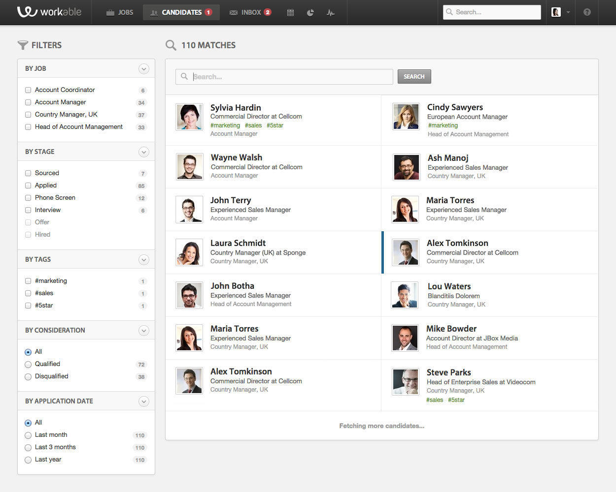 Workable screenshot 2