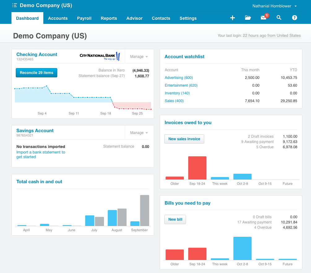 Xero screenshot 1