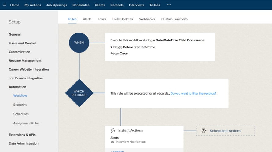 Zoho Recruit screenshot 2