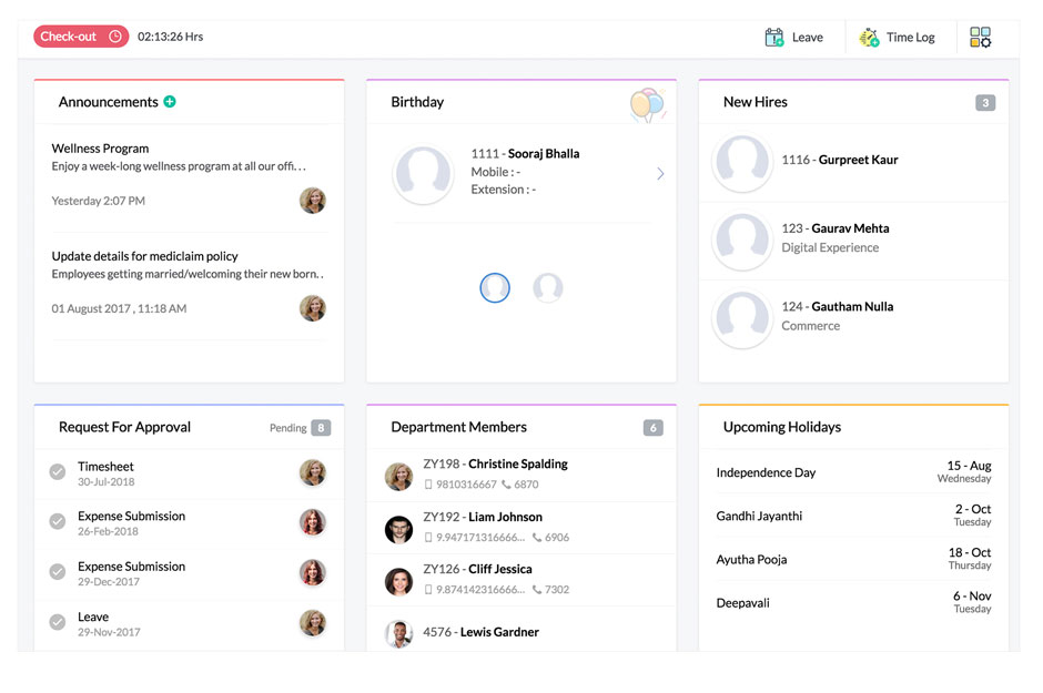 Zoho People screenshot 2