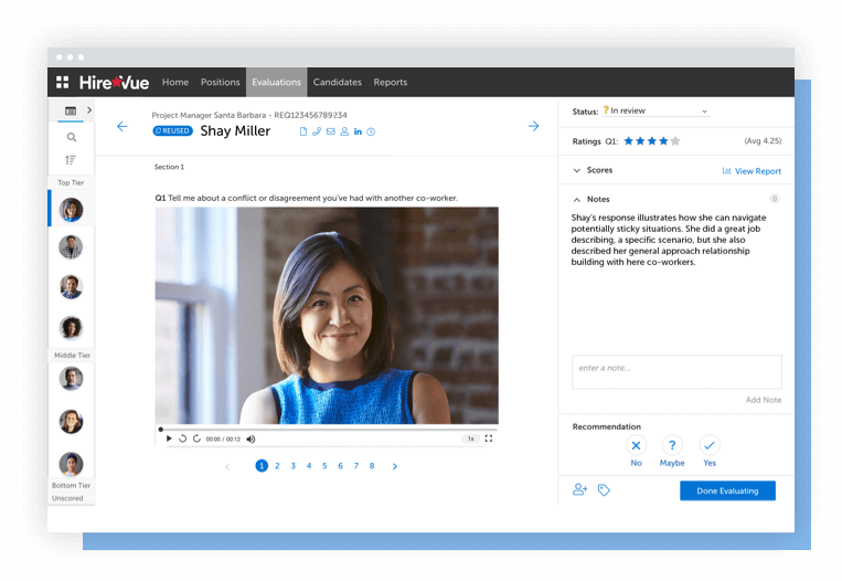 Hirevue screenshot 7