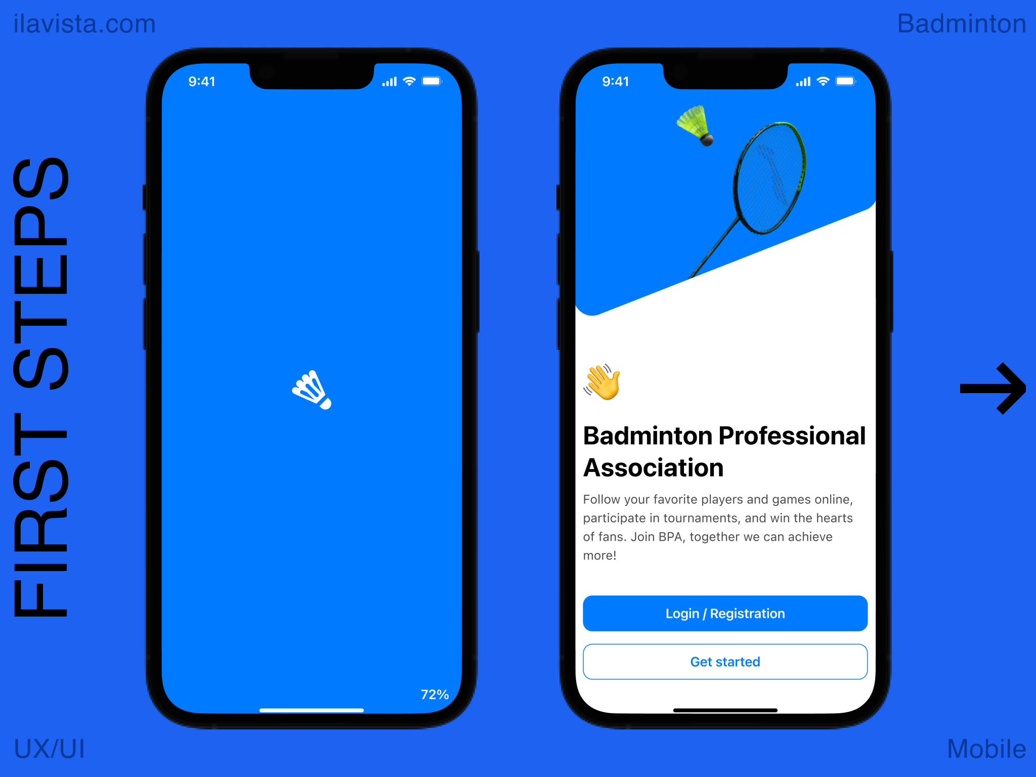 Платформа и приложение для ассоциации бадминтона