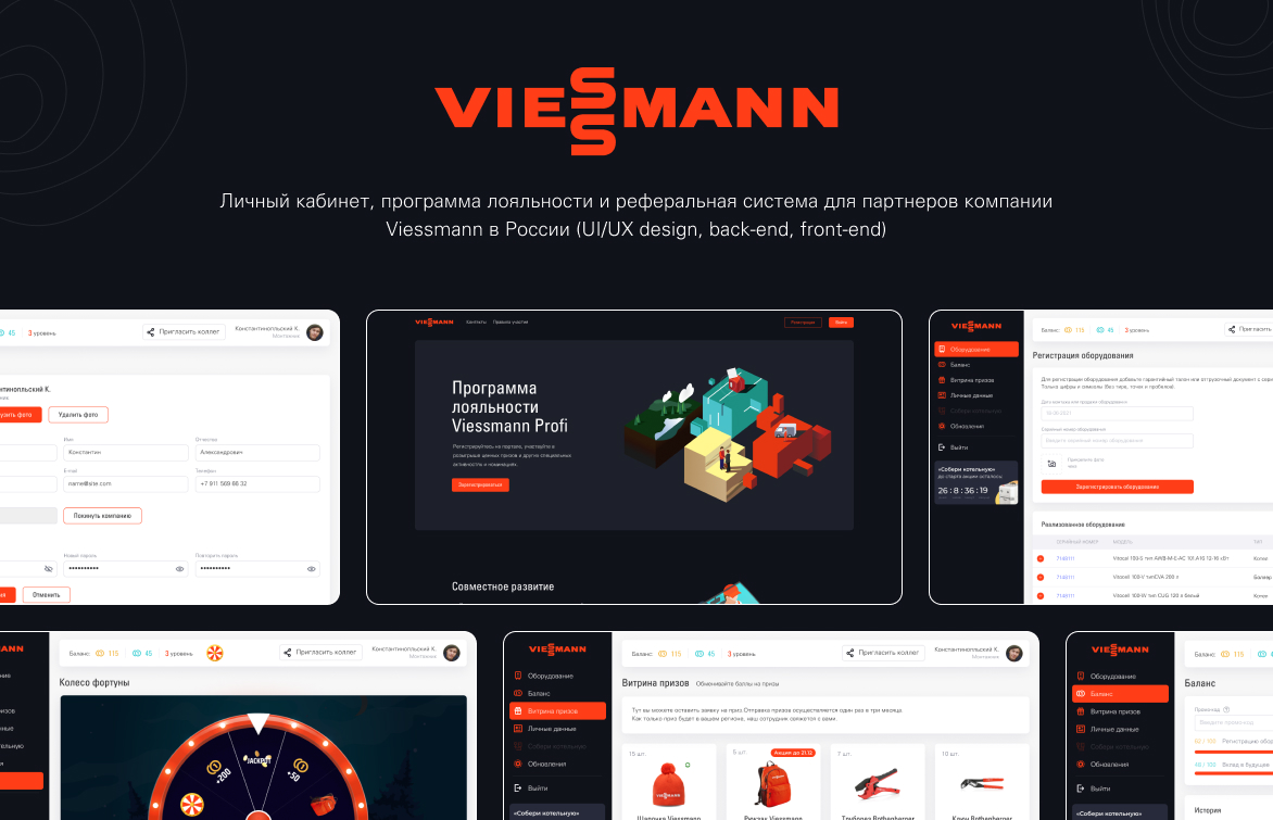 История разработки портала Viessmann