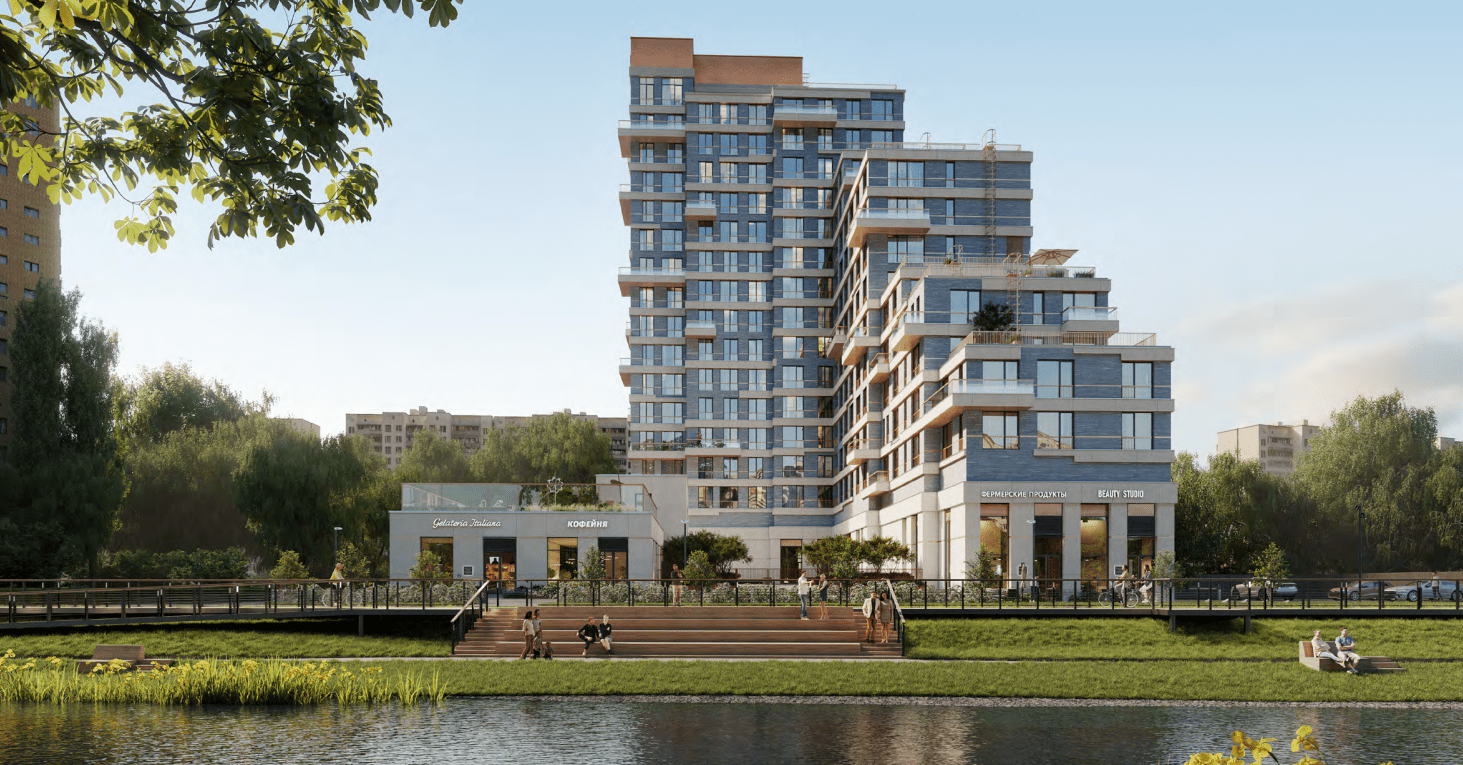 Визуализация проекта ЖК The lake от ГК ФСК. Источник: сайт fsk.ru