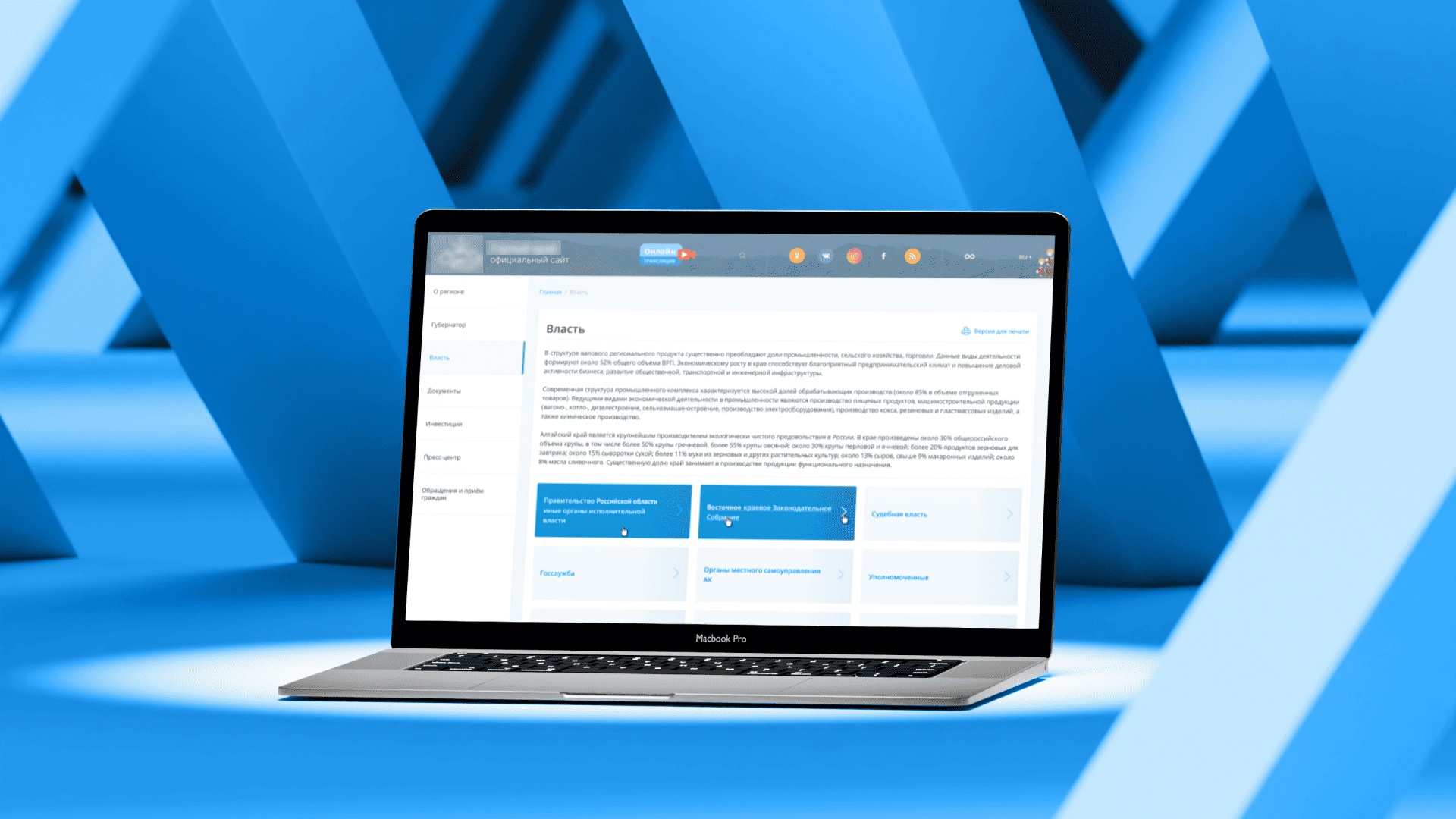 Раздел "Власть"