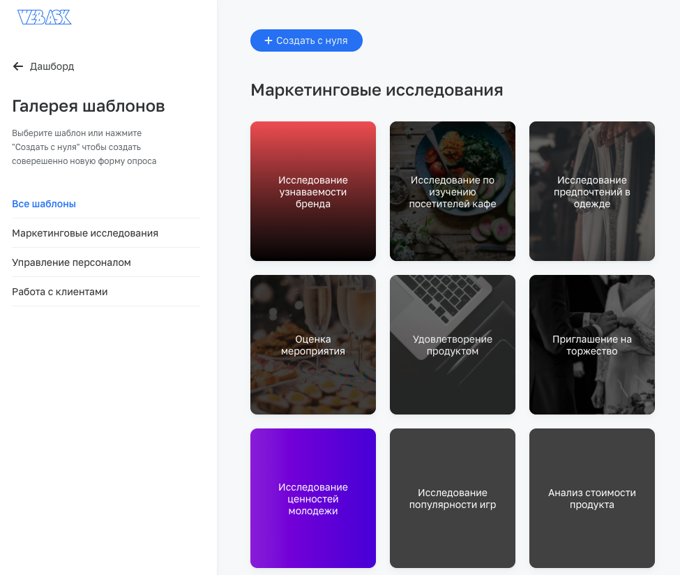 Обзор WebAsk - конструктор опросов и анкет