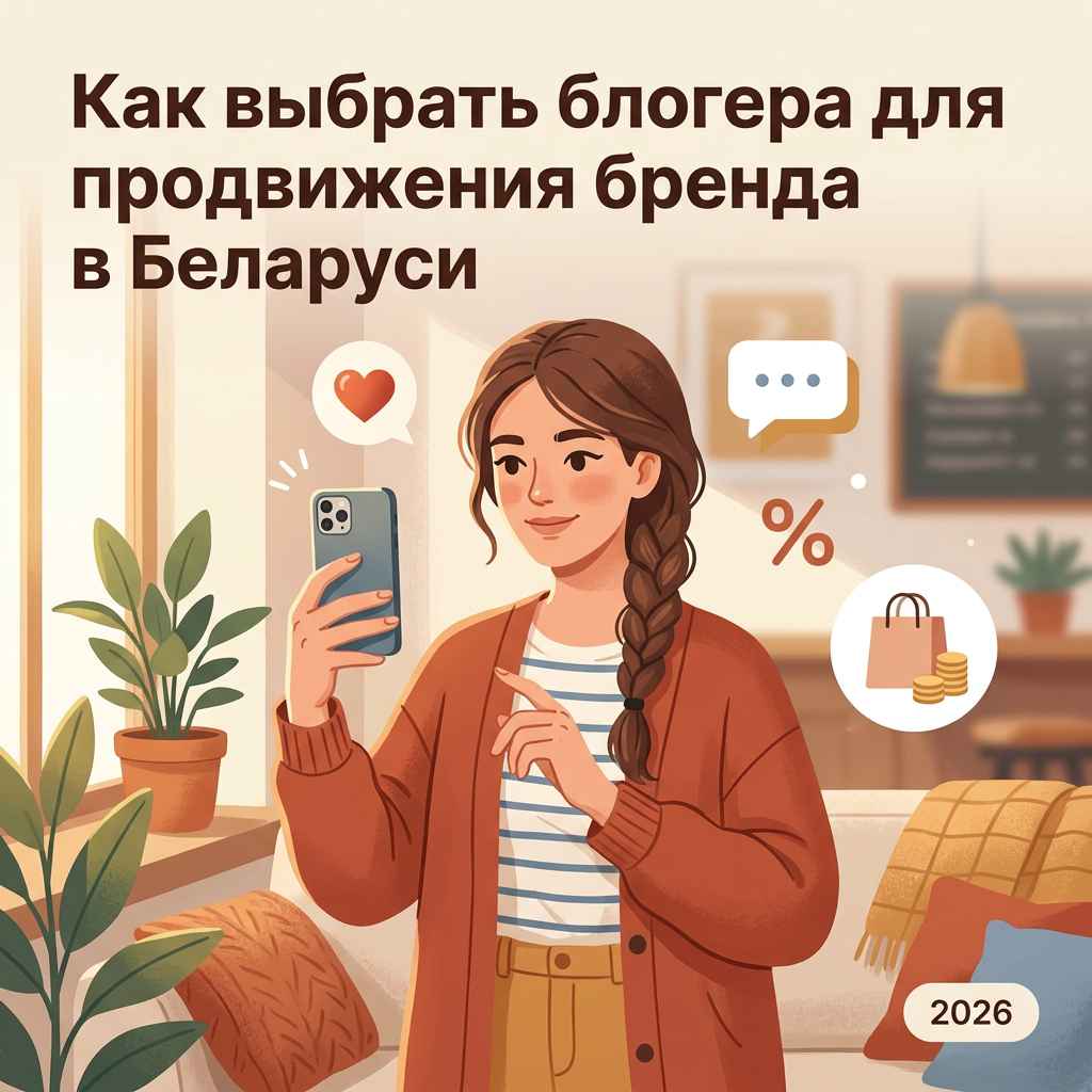 Как выбрать блогеров для продвижения бренда в Беларуси в 2026 году?